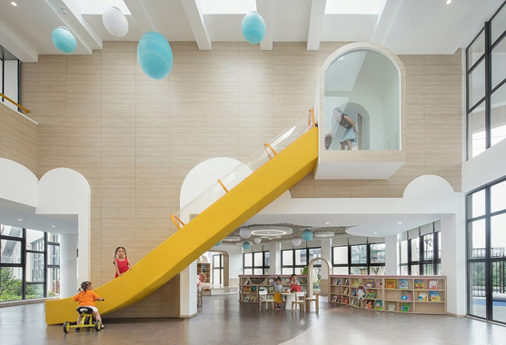 廣州設(shè)計裝修公司洞頭區(qū)靈昆幼兒園裝飾設(shè)計案例